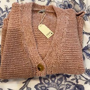 NWT small plush cardigan